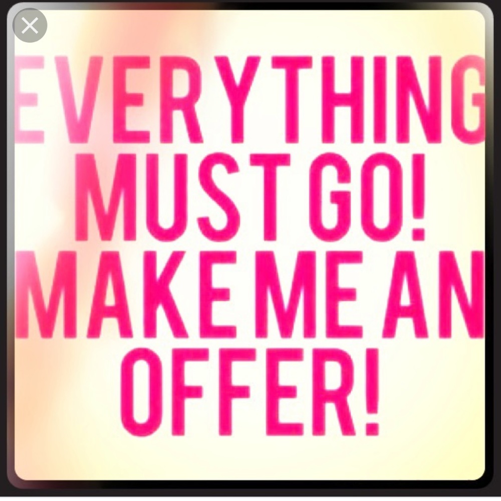 Don’t like the price? Make me an offer!